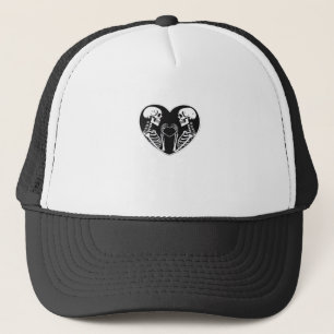 Casquette Squelette Mains Coeur Signer Halloween Costume Ret