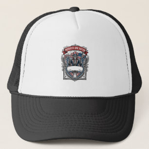 Casquette Squelette oncle Sam patriotique sombre Squelette p
