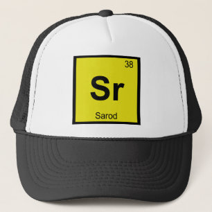 Casquette Sr - Sarod Musique Chimie Symbole du tableau pério