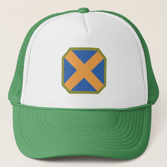 Casquette SSI - 14e division d'infanterie fantôme (Devant)