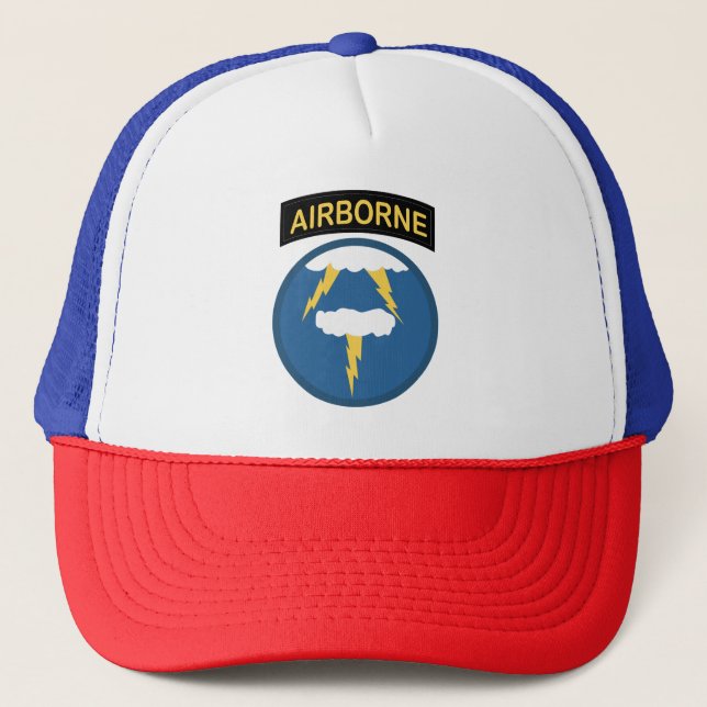 Casquette SSI - 21e division d'infanterie aéroportée (Devant)