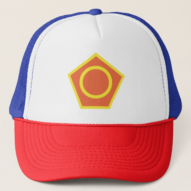 Casquette SSI - 50e division d'infanterie (fantôme) (Devant)
