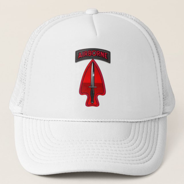 CASQUETTE SSI USASOC (Devant)