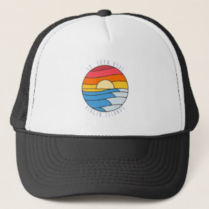 Casquette St. John USVI Vintage Beach Sunset