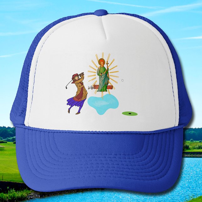 Casquette St. Jude Thaddeus & Golfeuse Intrépide Féminine (Créateur téléchargé)