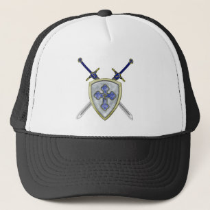 Casquette St Michael - épées et bouclier