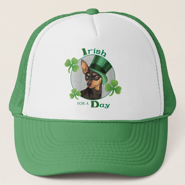 Casquette St. Patrick's Day Min Pin (Devant)