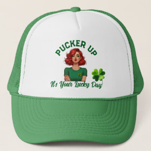 Casquette St Patrick's Day Pucker up, c'est votre jour de ch