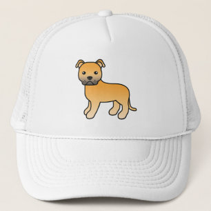 Casquette Staffordshire Bull Terrier Anglais couleur faon