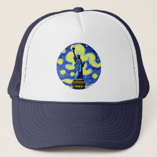 Casquette Starry Night Statue De Liberty New York