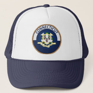Casquette State of Connecticut Flag Seal Trucker
