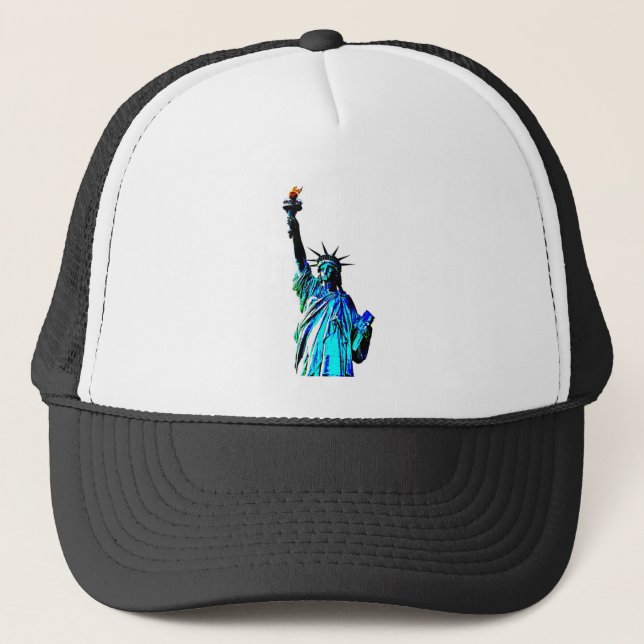 Casquette Statue bleue de Lady Liberty (Devant)