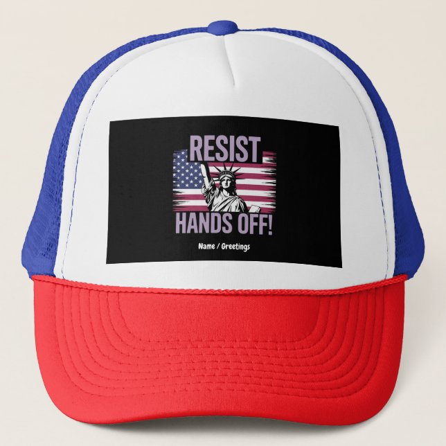 Casquette Statue de la Liberté Mains de la résistance de pro (Devant)
