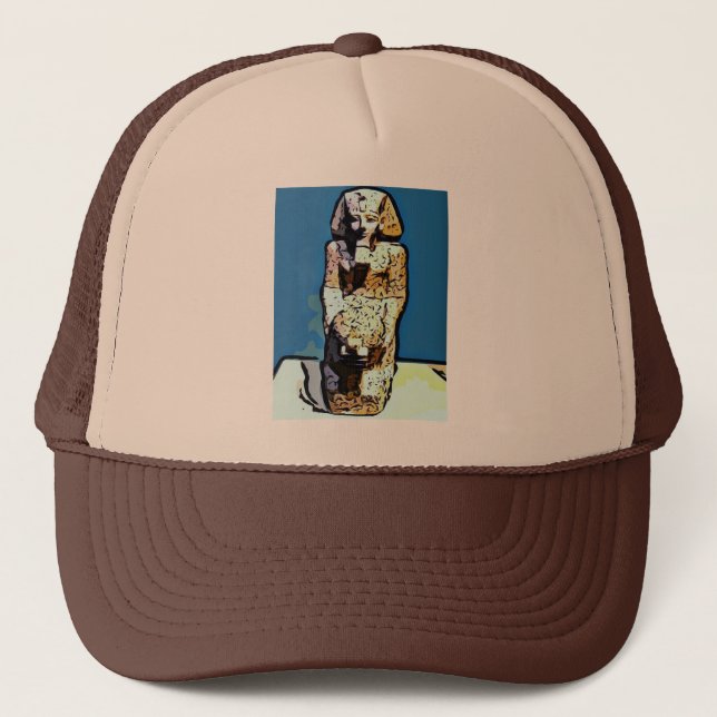 Casquette Statue égyptienne de dessin animé (Devant)