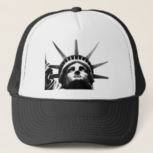 Casquette Statue noire et blanche de la Liberté