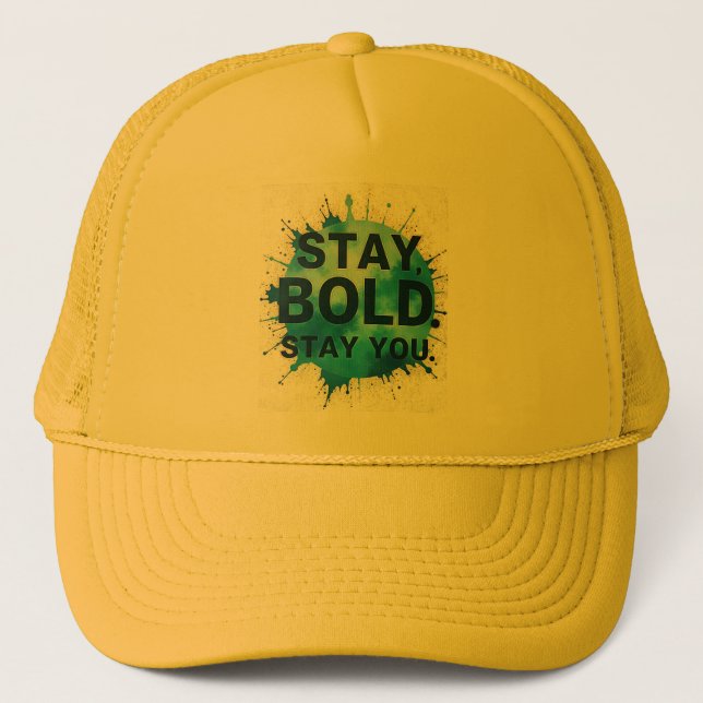 Casquette Stay Bold Stay You Inspirational Casket Hat  (Devant)