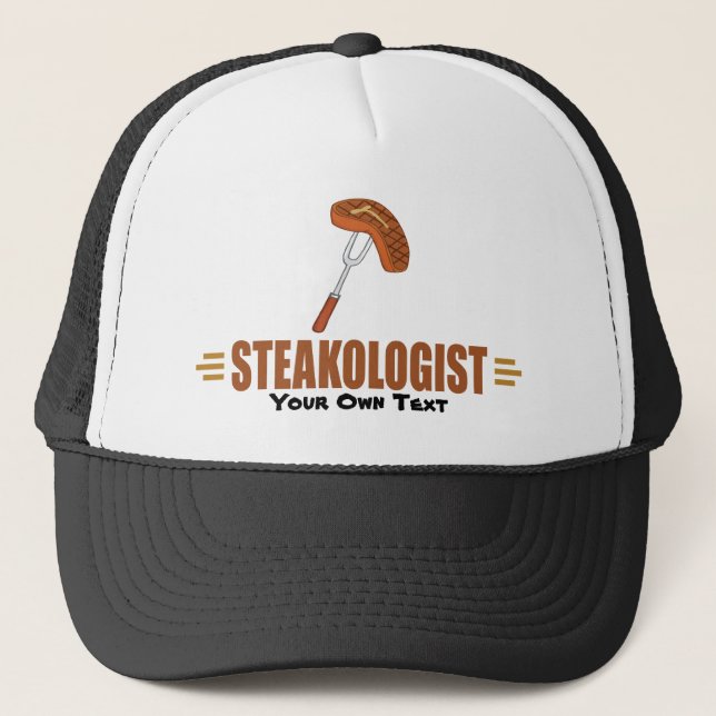 Casquette Steak amusant (Devant)