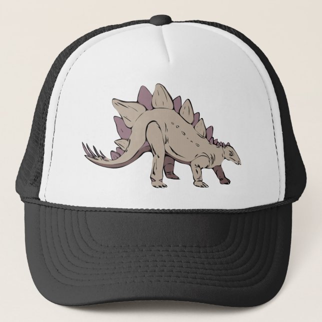 Casquette stégosaurus dinosaure antique (Devant)