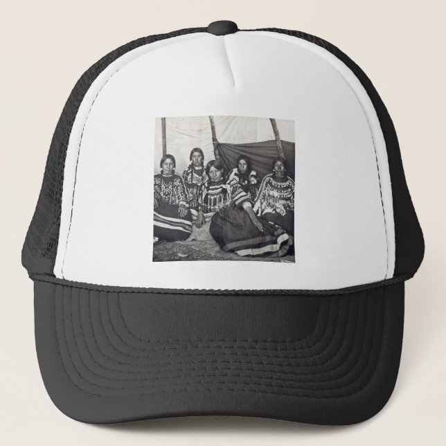 Casquette Sterview Vintage des dames indiennes de Blackfoot (Devant)