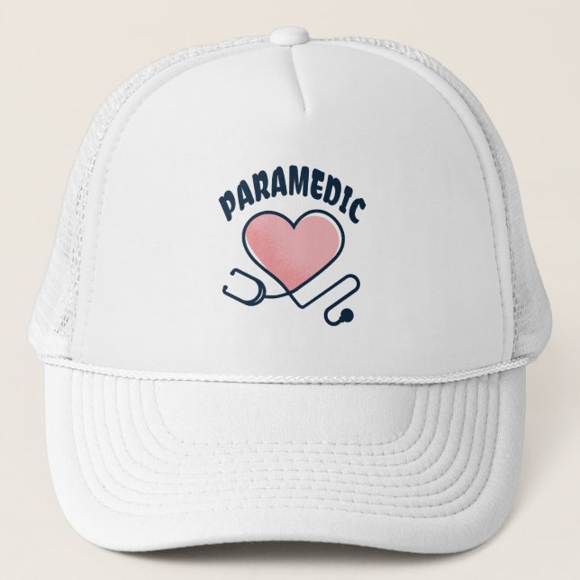 Casquette Stethoscope paramétrique avec coeur (Devant)