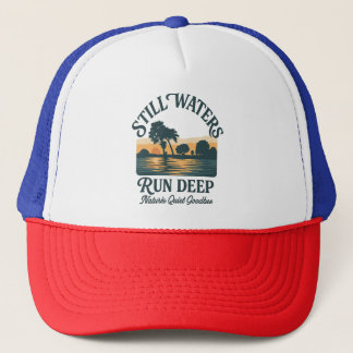 Casquette Still Waters Run Deep – Nature Landscape