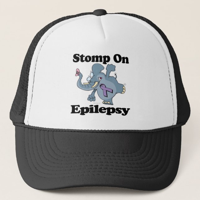 Casquette Stompe éléphante sur l'épilepsie (Devant)