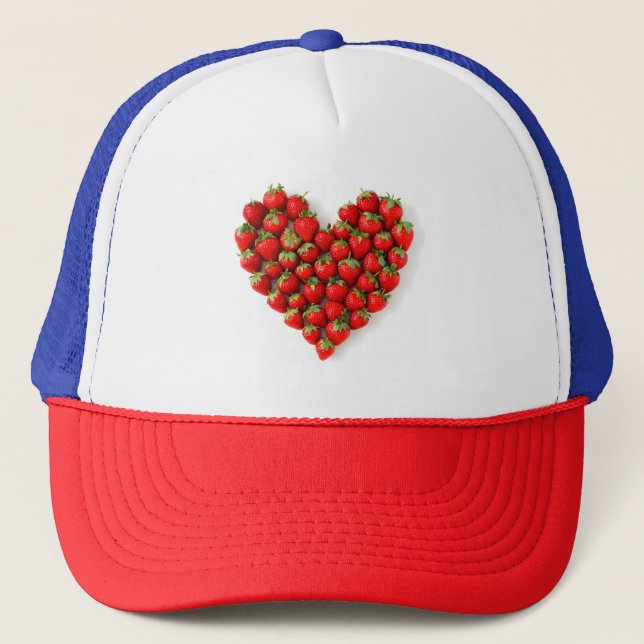 Casquette Strawberry Heart (Devant)