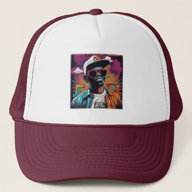 Casquette Street graffiti art RAP and Hip Hop - Hip Hop Cap (Devant)