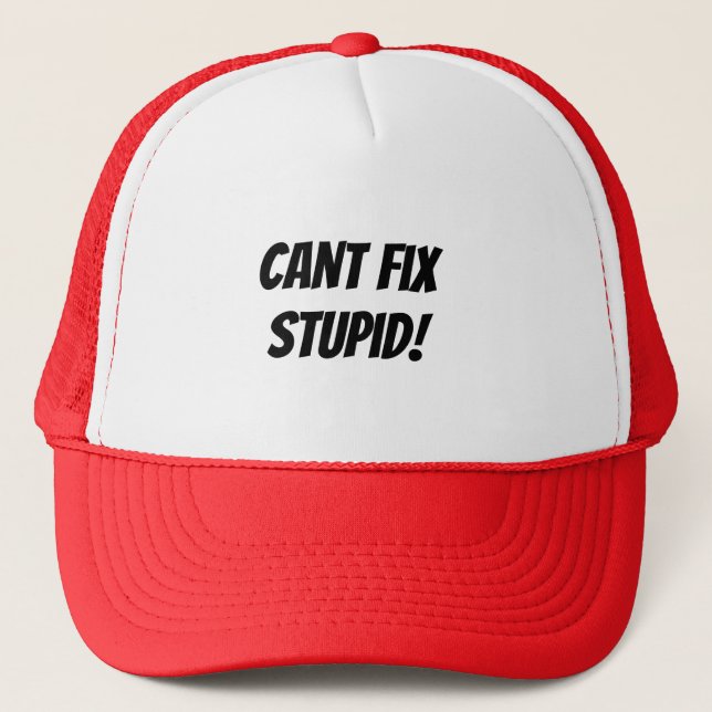 Casquette Stupide (Devant)