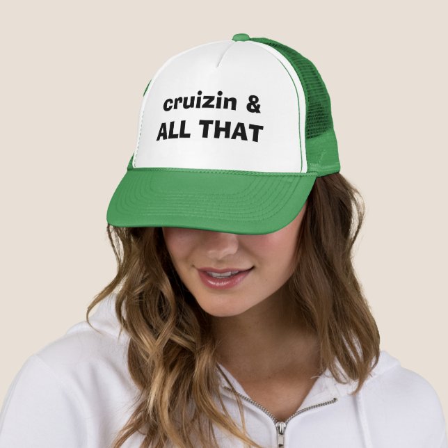 Casquette - Style camion (En situation)