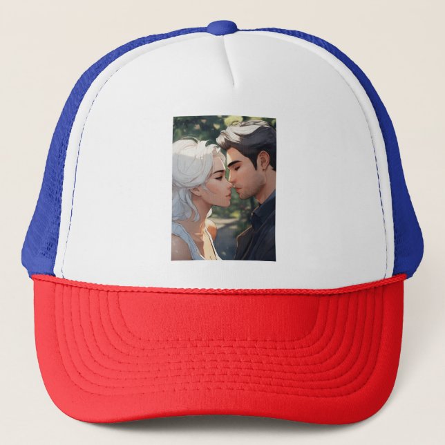 Casquette style de bande dessinée (Devant)
