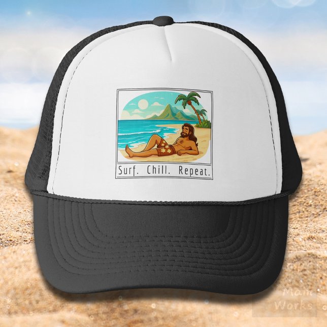 Casquette Style de vie : surf. Chilil. Répératrice. (Créateur téléchargé)