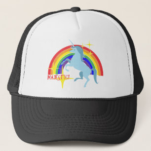 Casquette Style vintage des années 80 de licorne majestueus