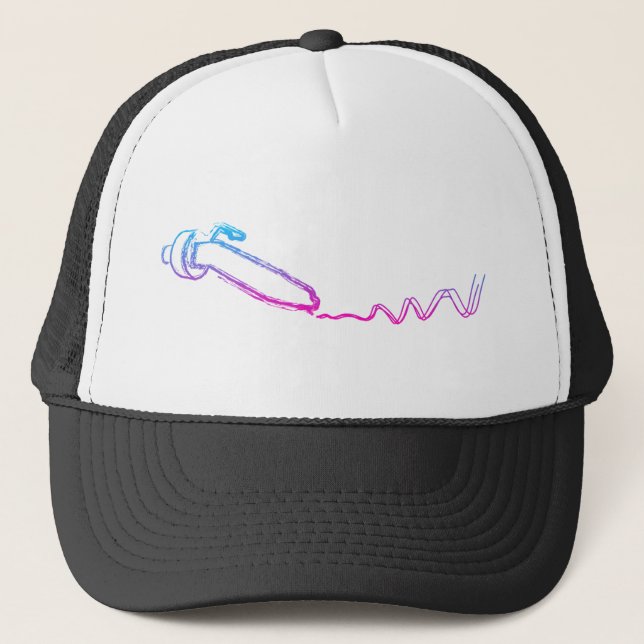 Casquette Stylet de graffiti - plate-forme de musique de (Devant)