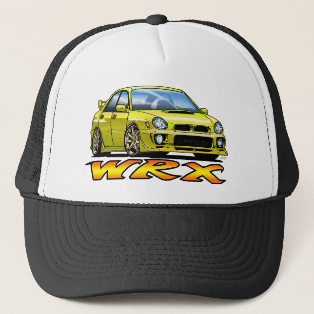 Casquette Subaru WRX_yellow (Devant)