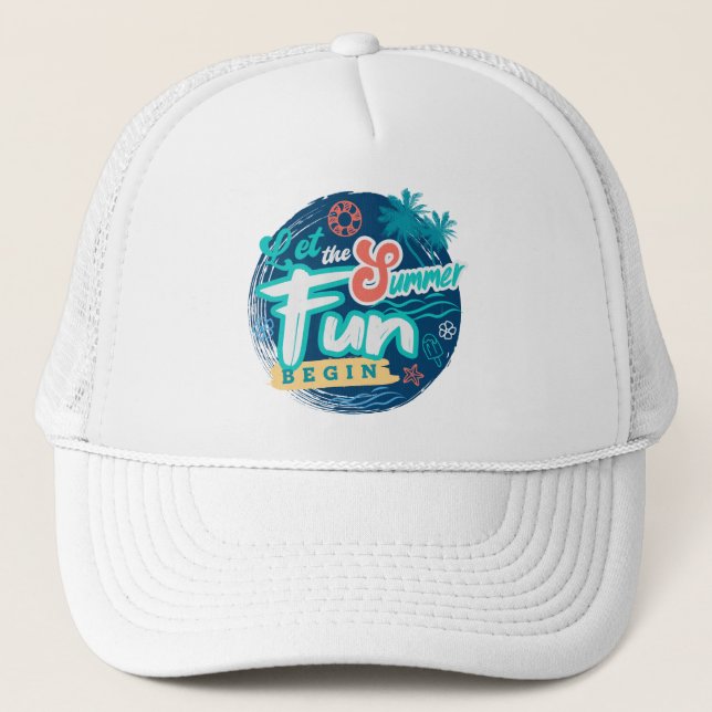 Casquette Sublimation d'été et de plage (Devant)