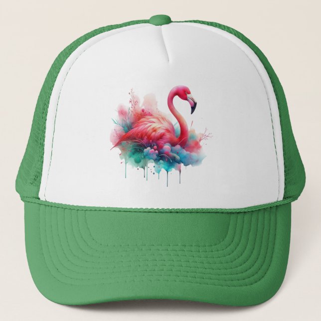 Casquette Sublimation Flamant rose rose-95159 (Devant)