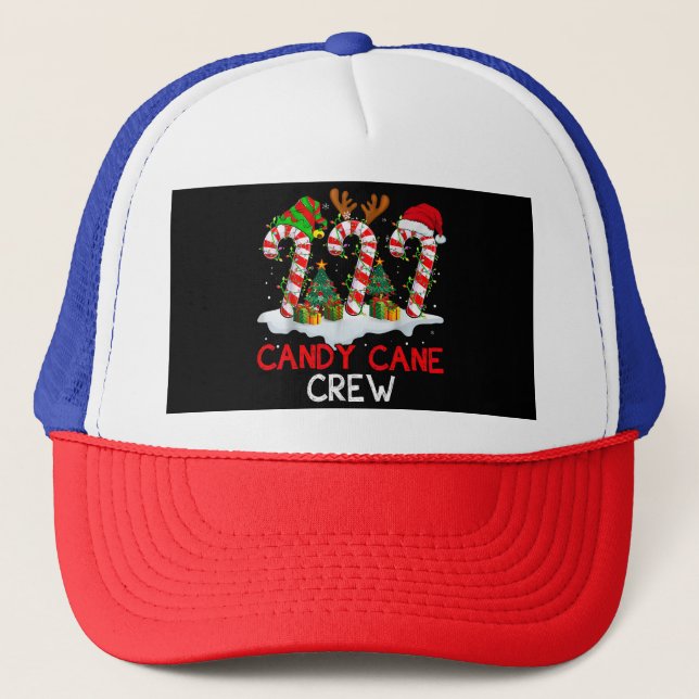 Casquette Sucre de canne Crew Noël Père Noël Elf Reindeer X- (Devant)
