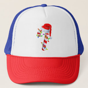 Casquette Sucre de canne Éclairage de Noël Famille Correspon