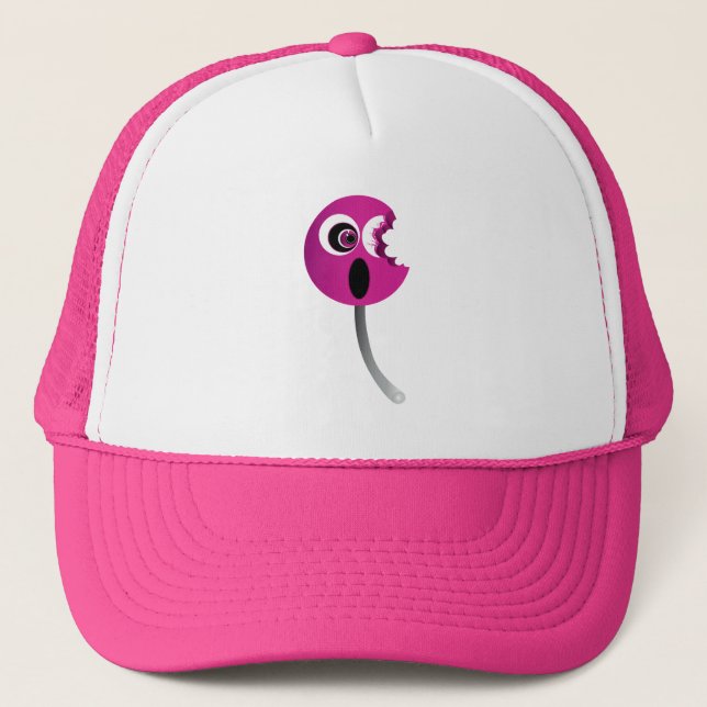 Casquette Sucre rose (Devant)