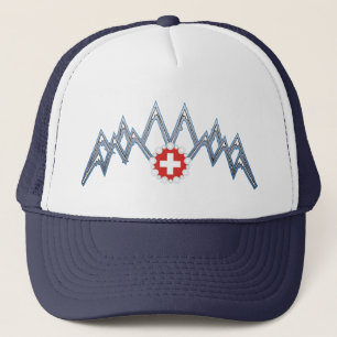 Casquette suisse d'Alpes