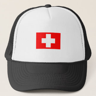 Casquette Suisse drapeau World cup Football Trucker Chapeau