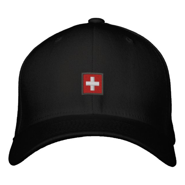 Casquette suisse - Suisse Casquette avec drapeau s (Devant)