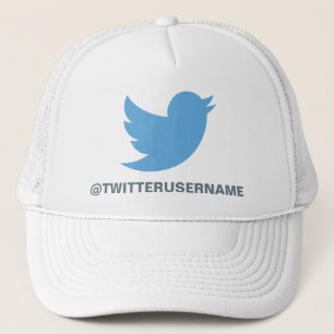Casquette Suivez-moi sur le gazouillement (l'username