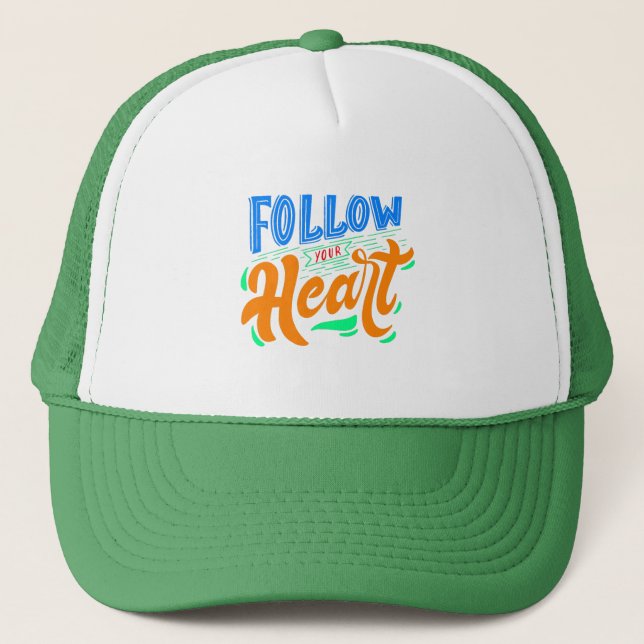 Casquette suivez votre coeur (Devant)