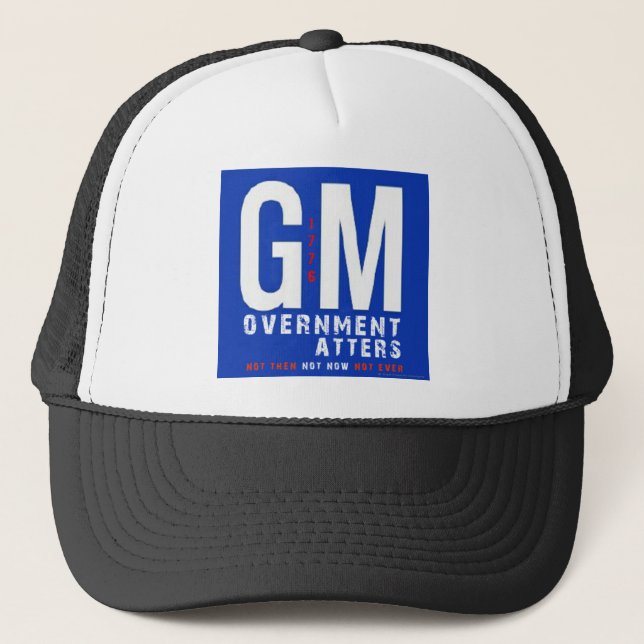 Casquette Sujets de gouvernement de GM (Devant)