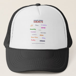Casquette Sujets de l'école primaire