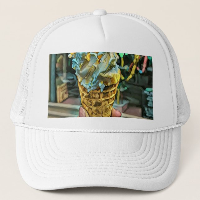 Casquette Summer ice cream lovers (Devant)