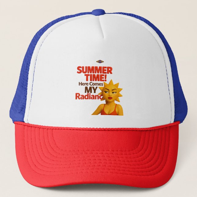 Casquette Summer Vibes: Radiate Your Glow! (Devant)