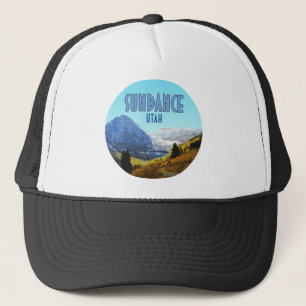 Casquette Sundance Utah Mountains Vintage